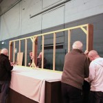 Wirral Bonsai Society show set up