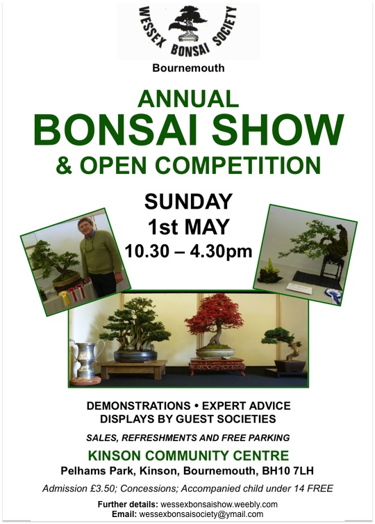 Wessex Bonsai Show 2016 Swindon & District Bonsai